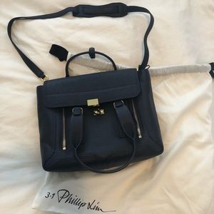 3.1 Phillip Lim Medium Pashli Satchel in Navy